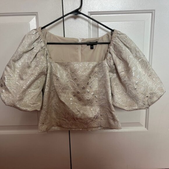 EXPRESS EDITION PUFF SLEEVE BLOUSE - Picture 1 of 4